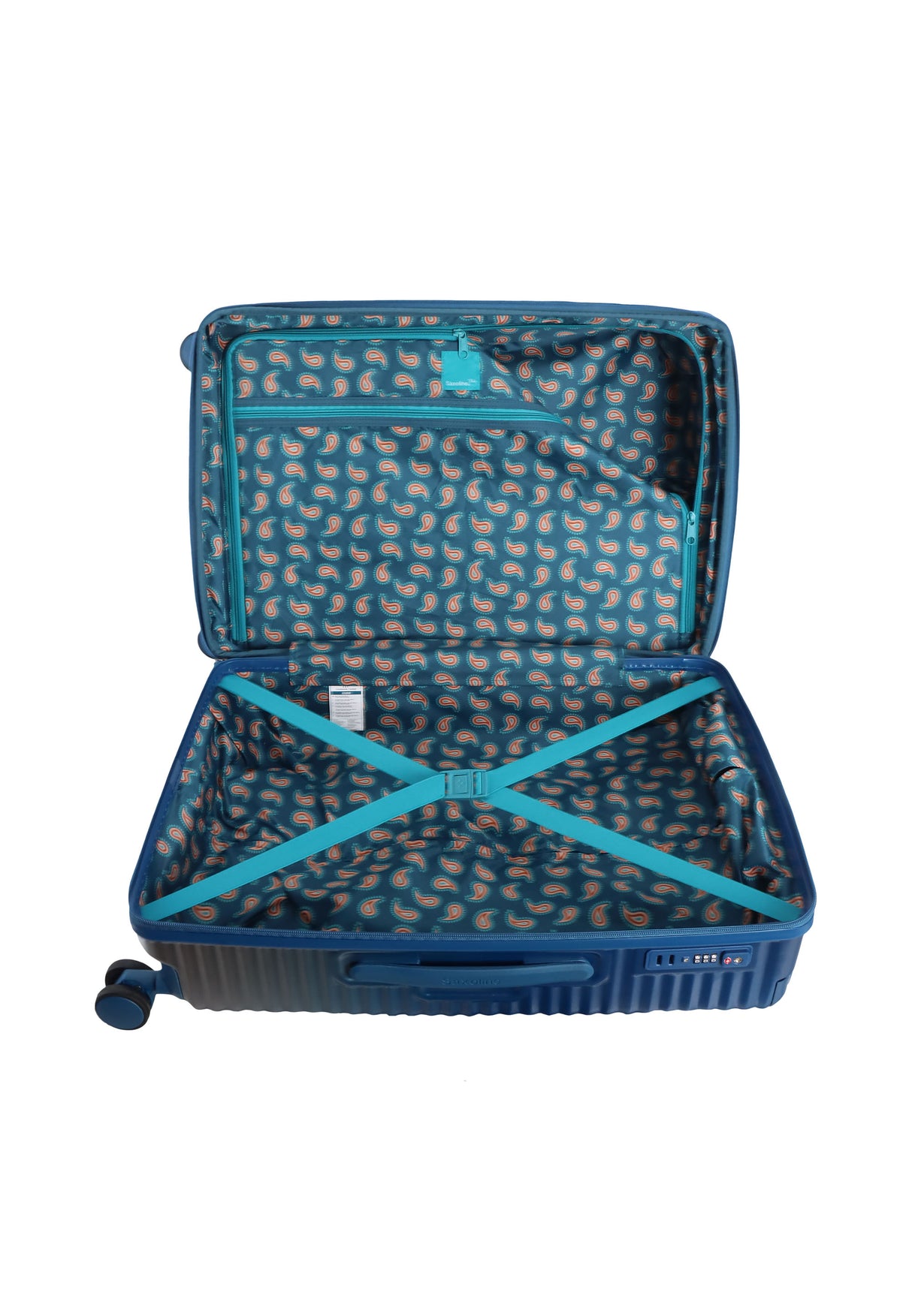 Saxoline Blue Elite Hard Suitcase - Medium