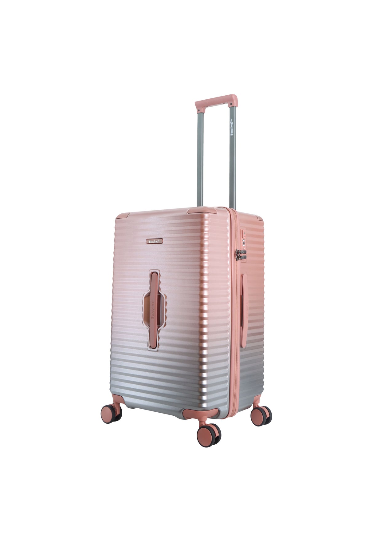 Saxoline Blue Elite Trunk Hard Suitcase - Medium