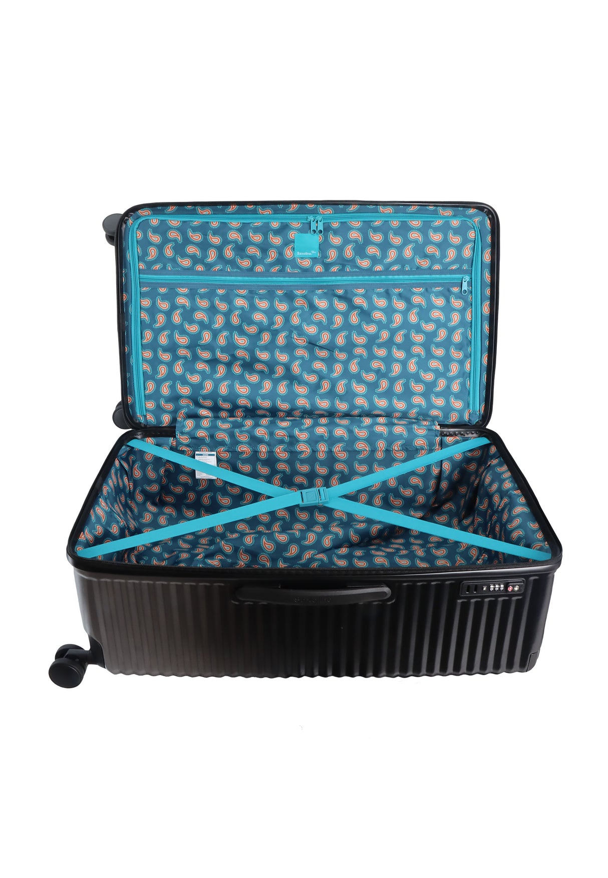 Saxoline Blue Elite Trunk Hard Suitcase - Large