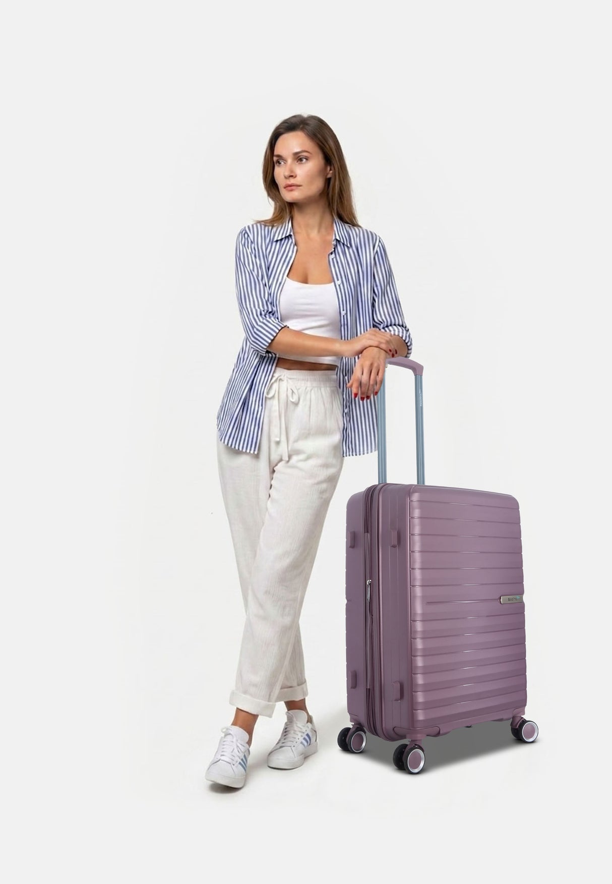 Saxoline Blue Resort Hard Suitcase Medium