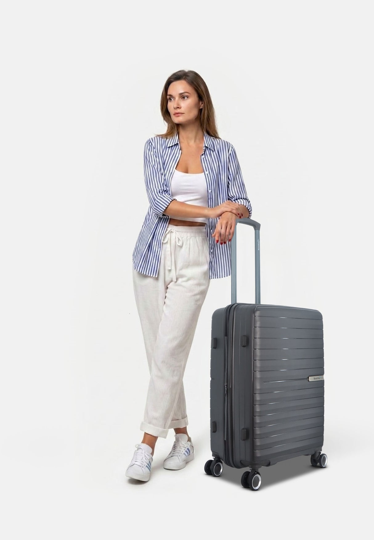 Saxoline Blue Resort Hard Suitcase Medium