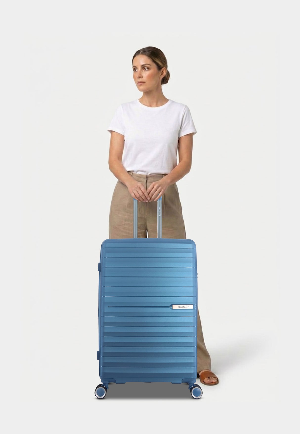 Saxoline Blue Resort Hard Suitcase Large