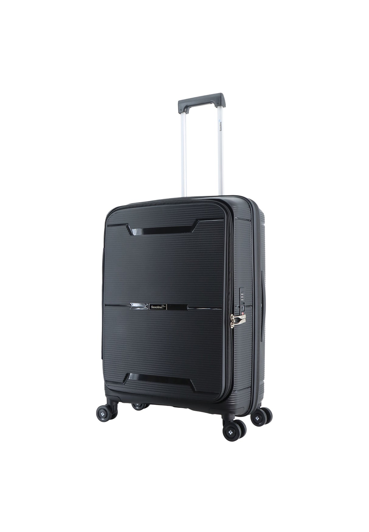 Saxoline Blue Boho Hard Suitcase Medium