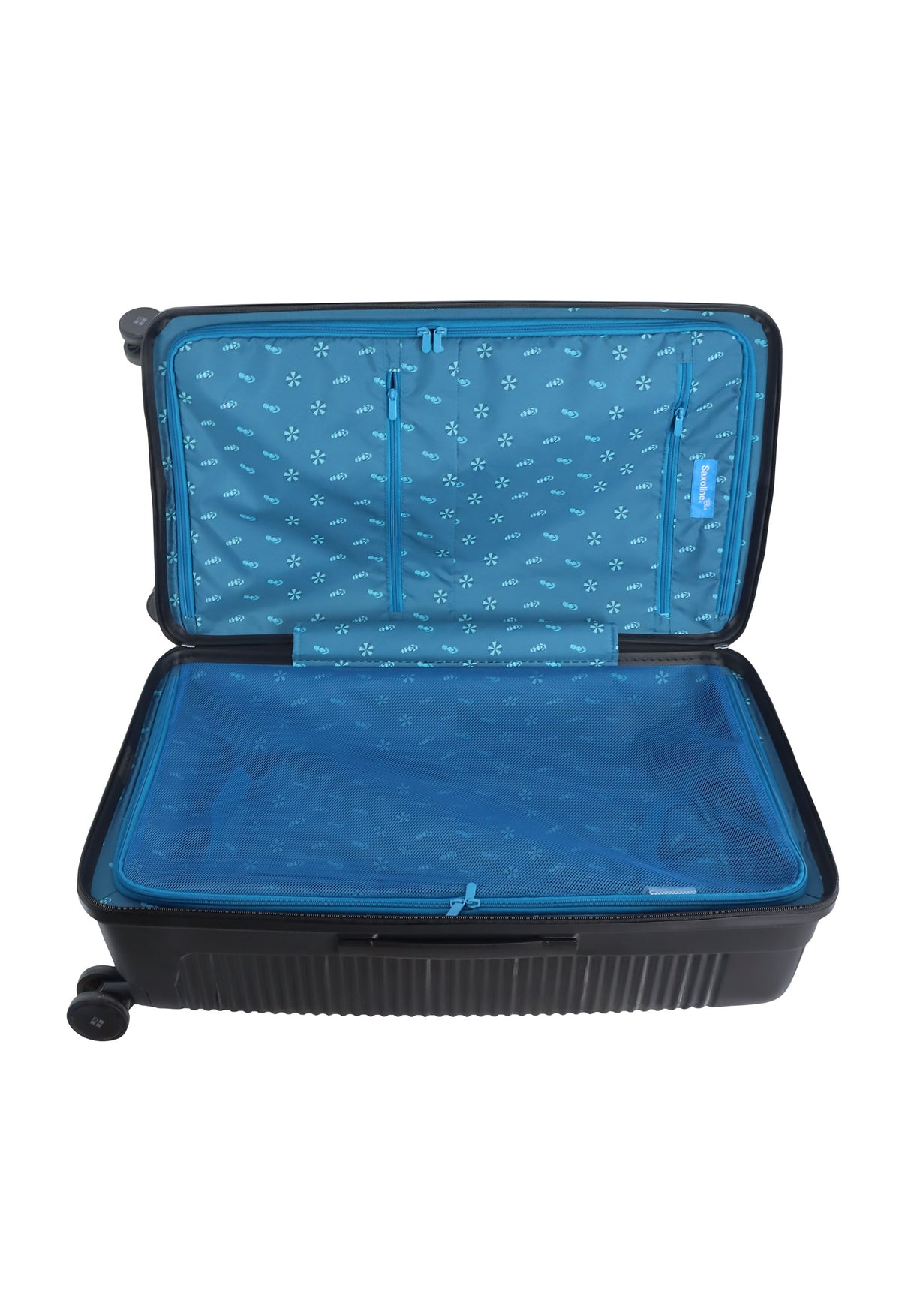 Saxoline Blue Overly Hard Suitcase Medium