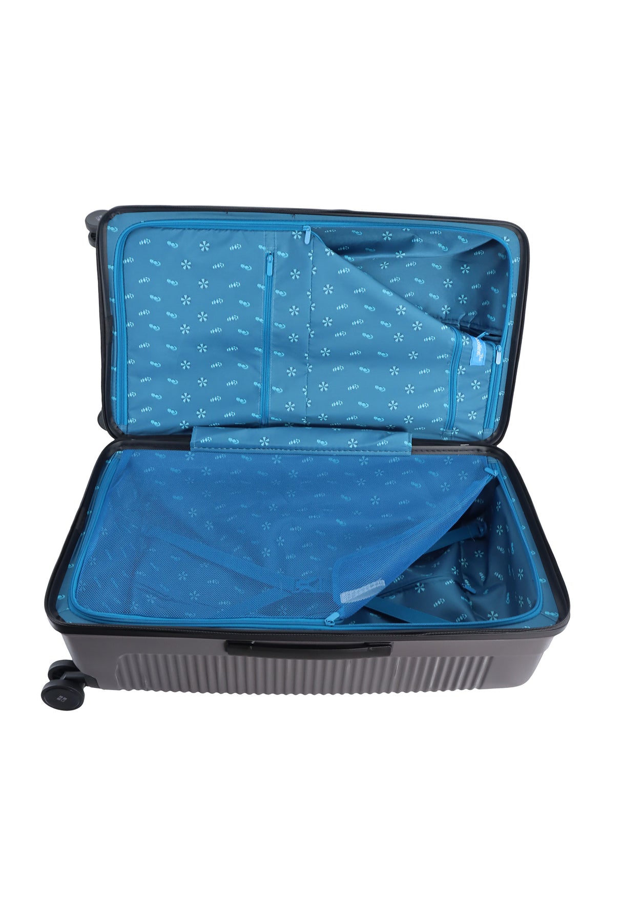 Saxoline Blue Overly Hard Suitcase Medium