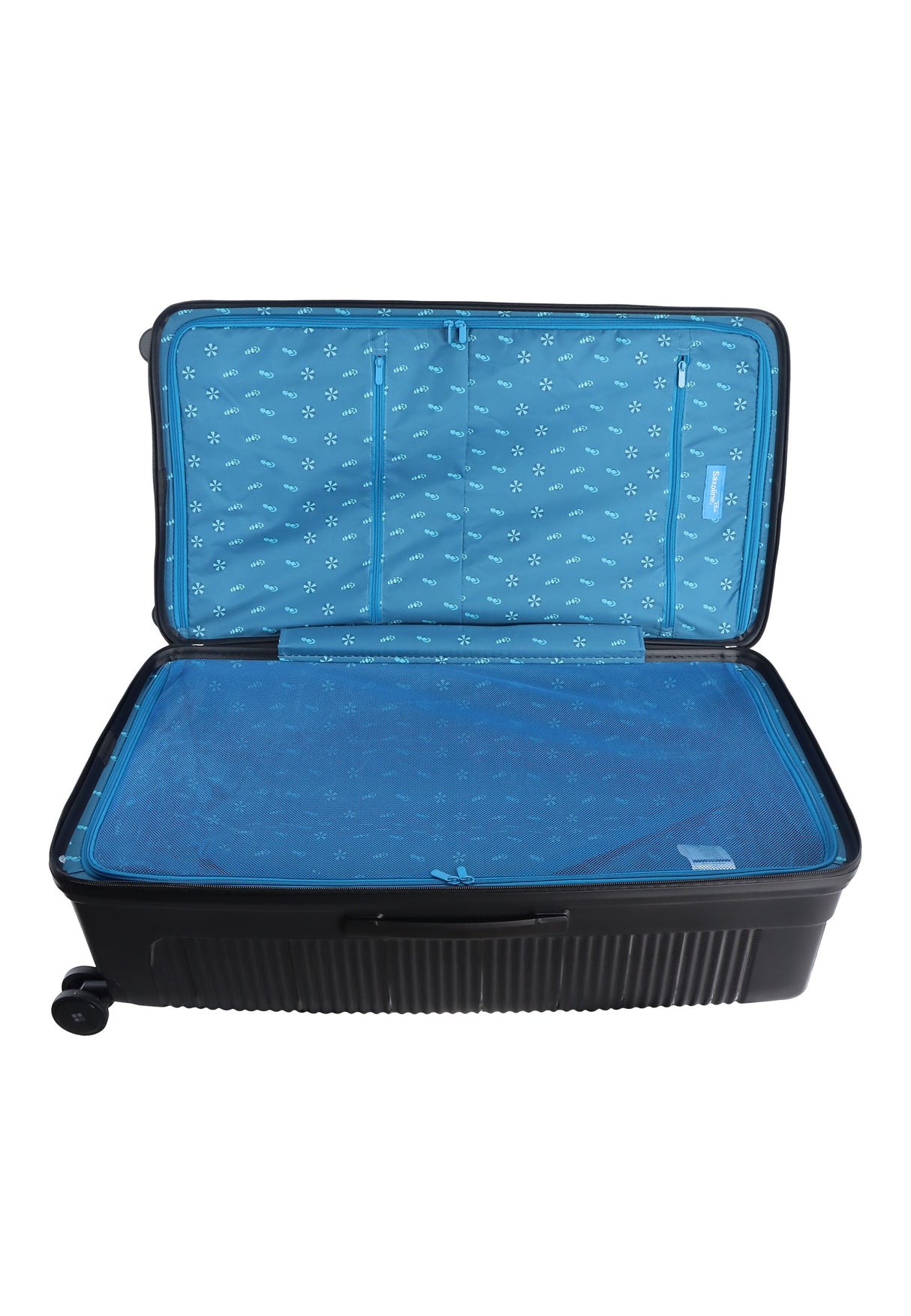 Saxoline Blue Overly Hard Suitcase Large