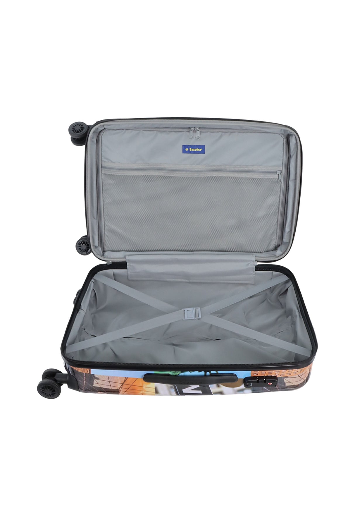 Saxoline The Big Apple Printed Hard Suitcase Medium