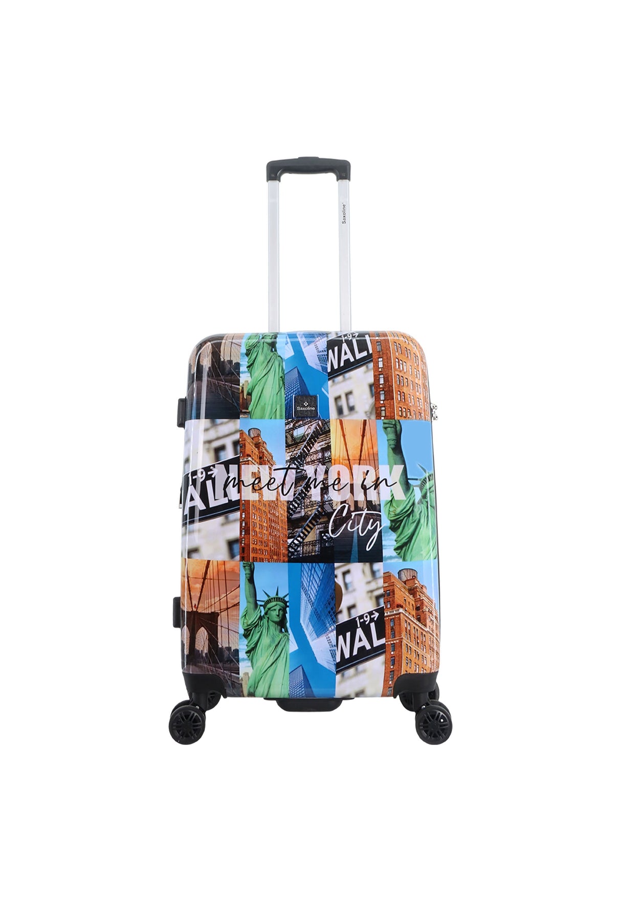 Saxoline The Big Apple Printed Hard Suitcase Medium