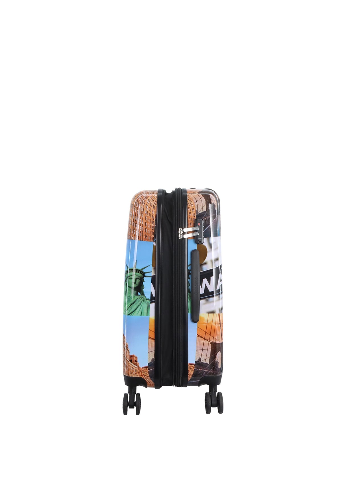 Saxoline The Big Apple Printed Hard Suitcase Medium