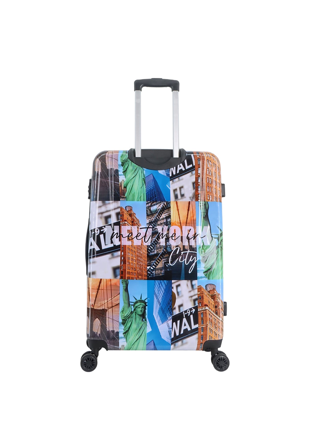 Saxoline The Big Apple Printed Hard Suitcase Large