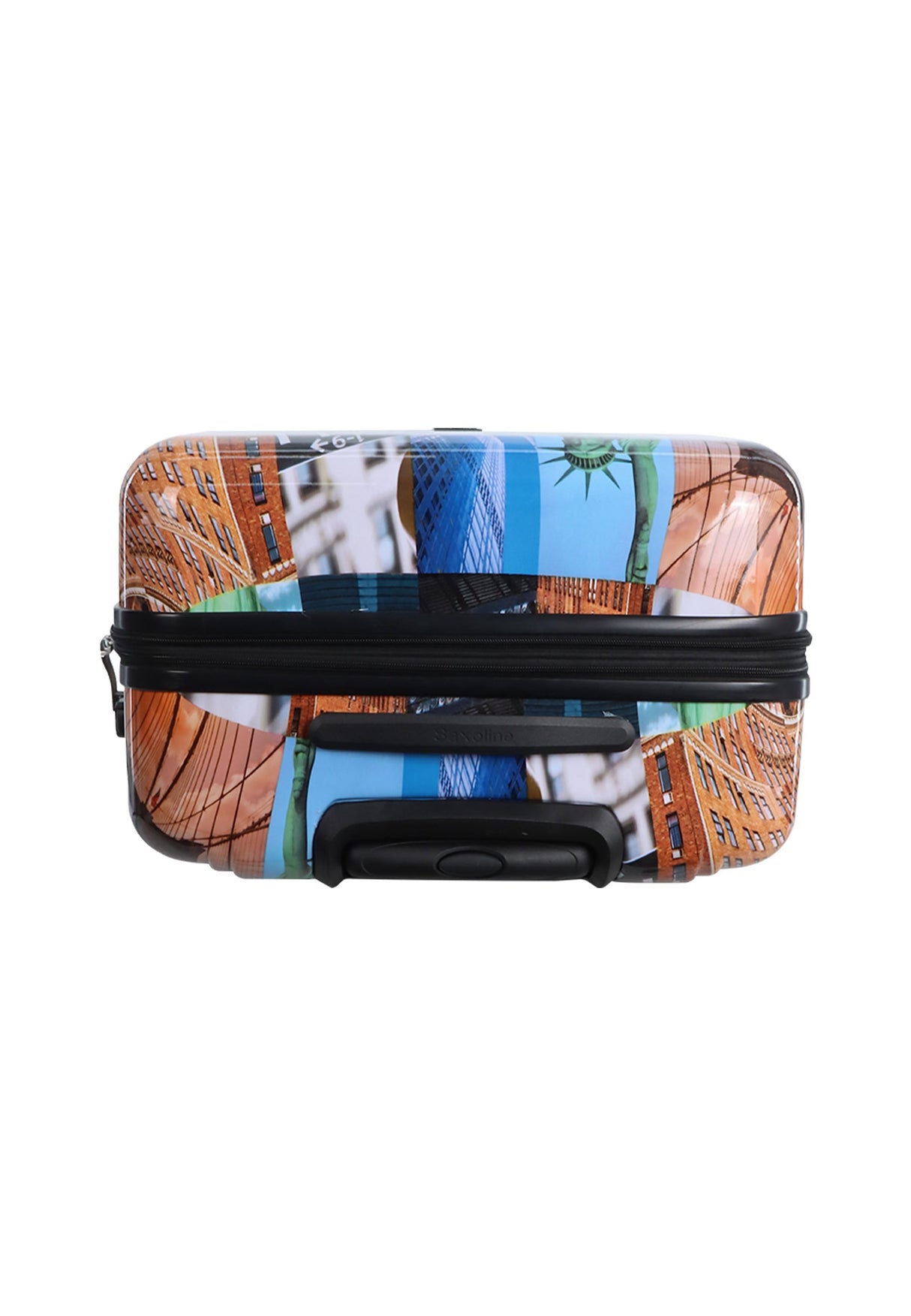 Saxoline The Big Apple Printed Hard Suitcase Large