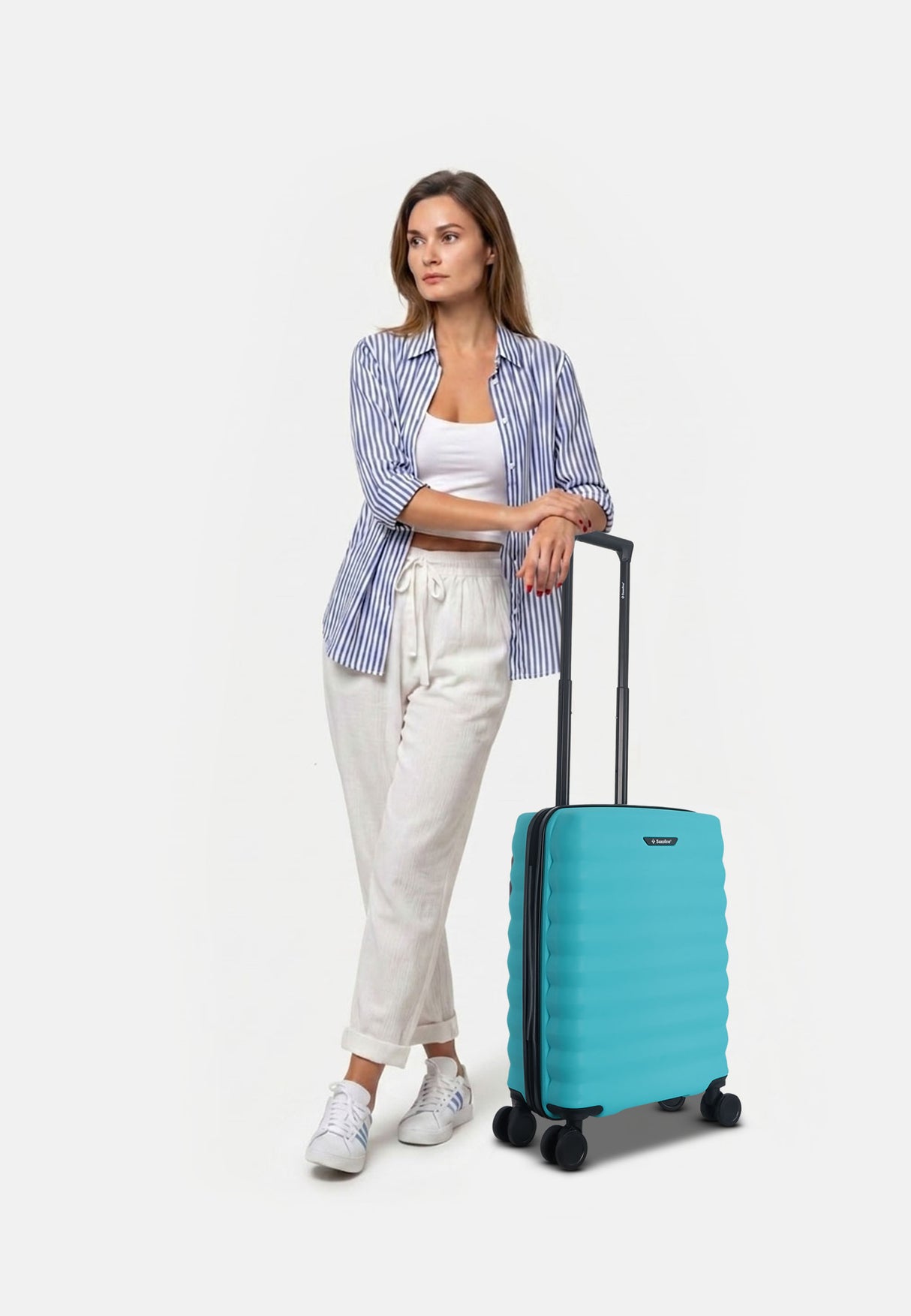 Saxoline Flow Hard Hand Luggage Suitcase Small