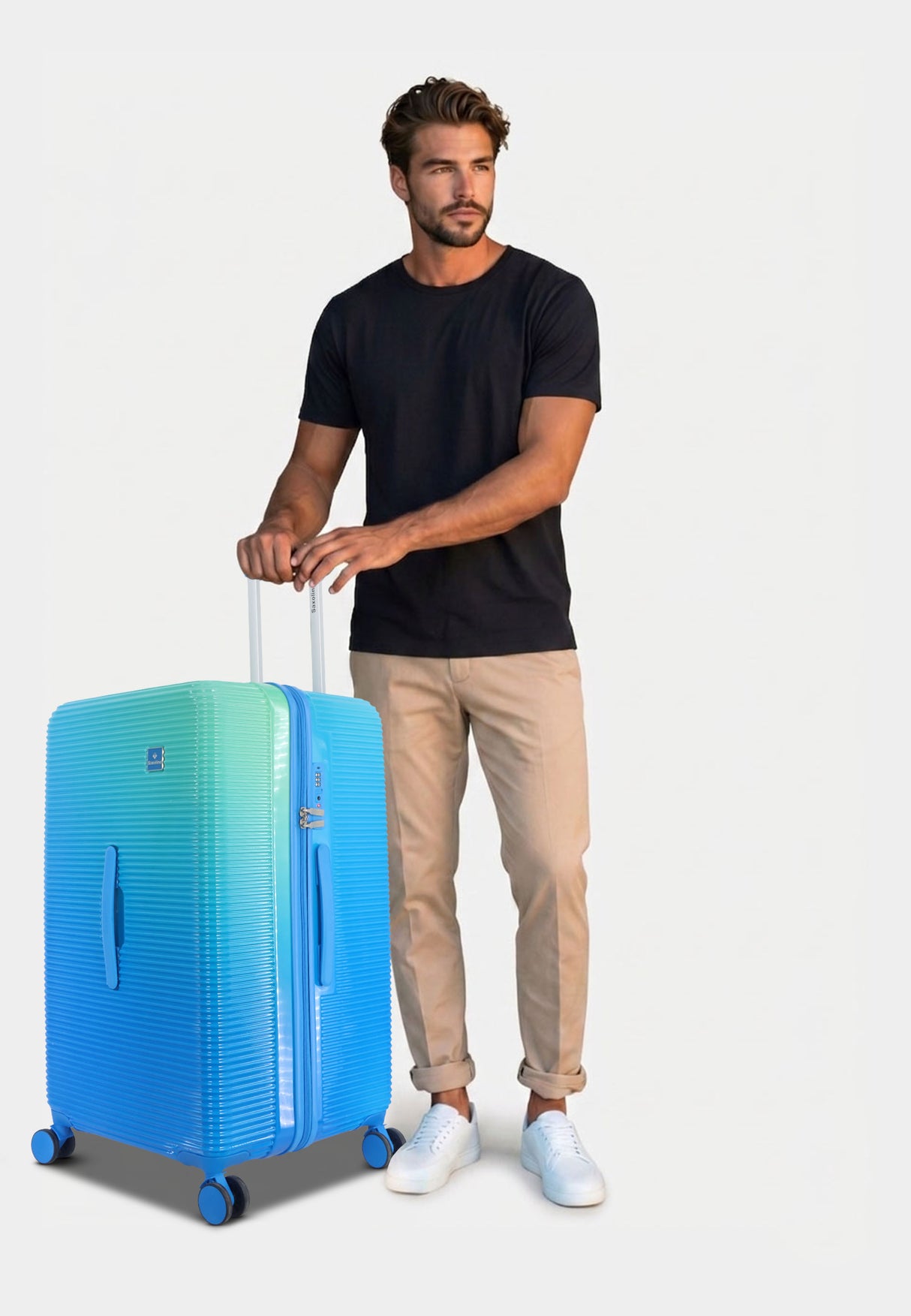 Saxoline Twist Trunk Hard Suitcase Large