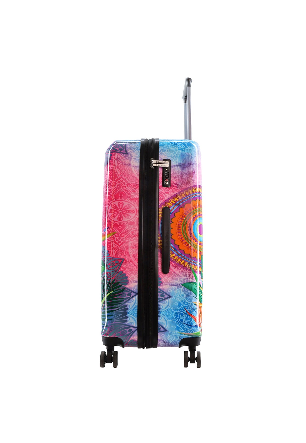 Saxoline Blue Butterfly Nature Printed Hard Suitcase Large