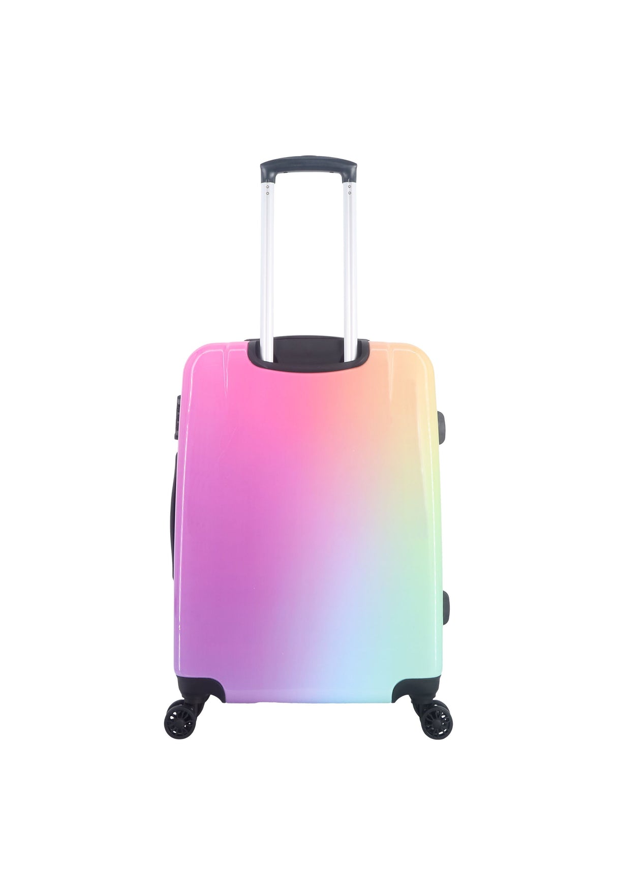 Saxoline Rainbow Print Hard Suitcase Medium