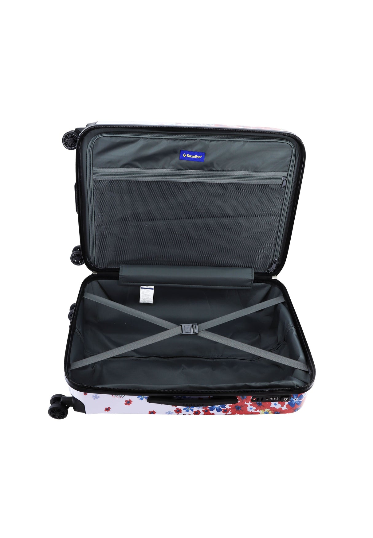 Saxoline Harde Blessing Flowers Print Hard Suitcase Medium