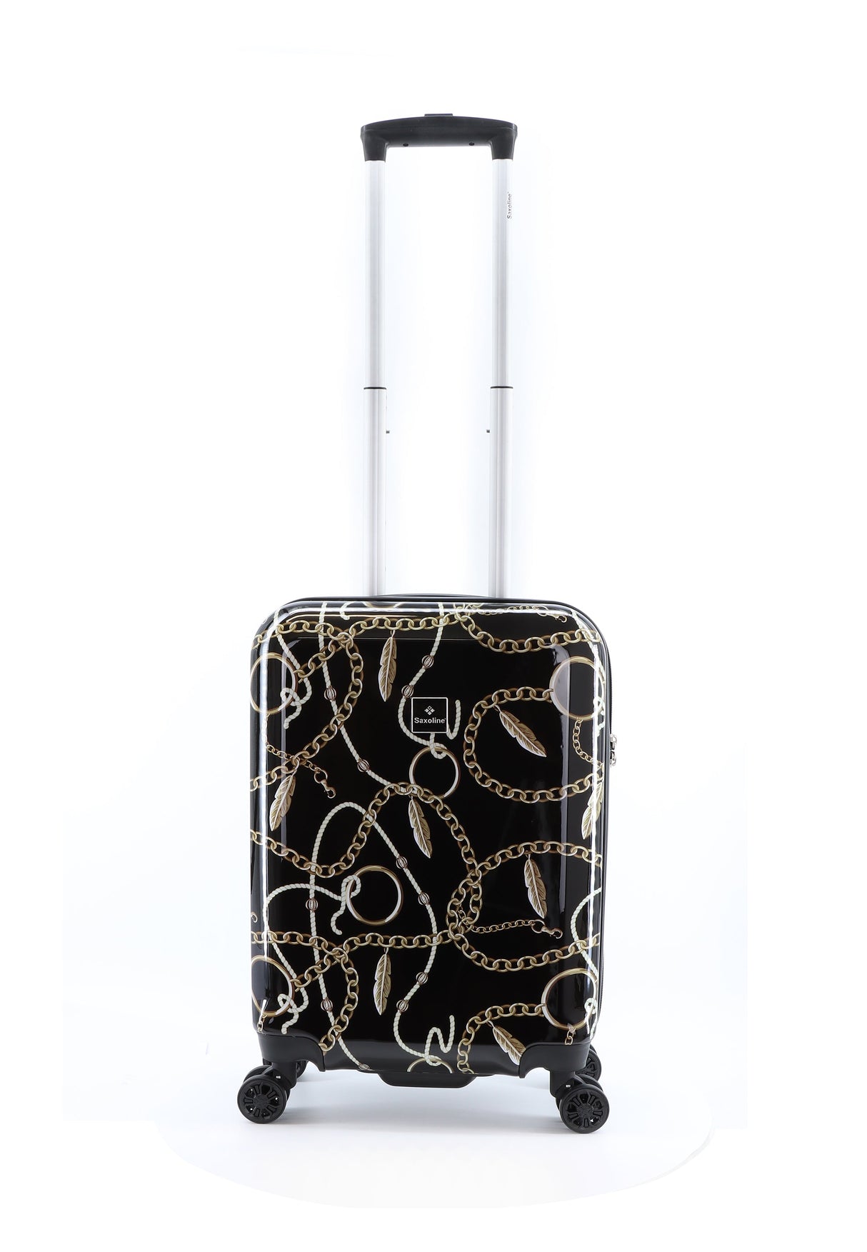 Saxoline Golden Age Print Hard Suitcase Set