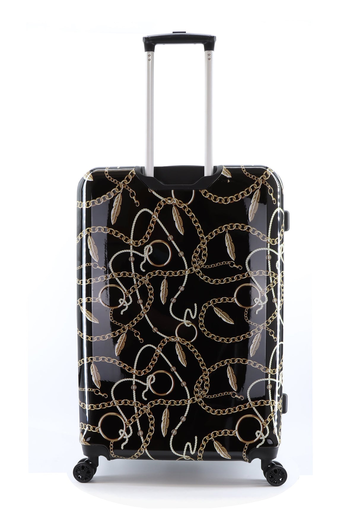 Saxoline Golden Age Print Hard Suitcase Set
