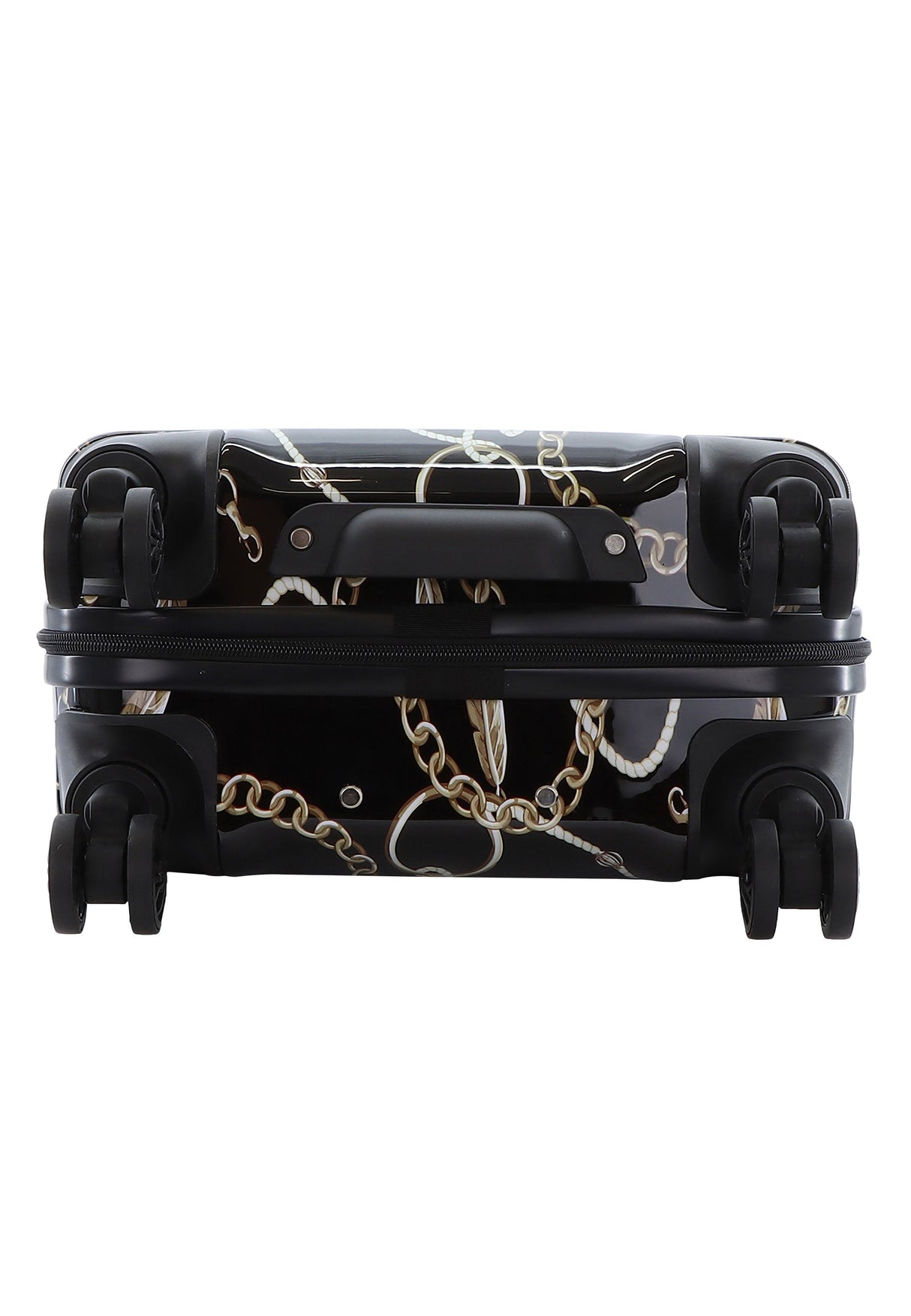 Saxoline Golden Age Print Hard Suitcase Small