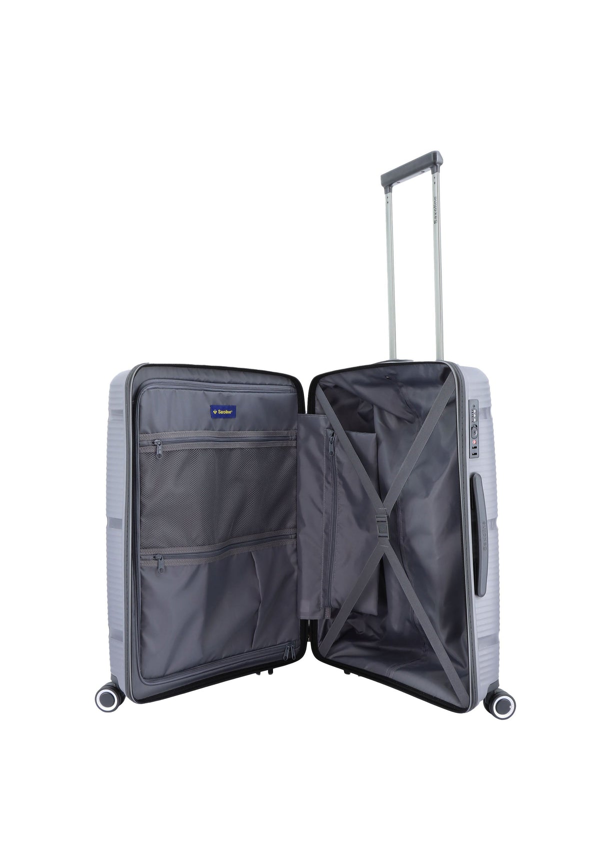 Saxoline Taupe Medium Hard-shell Suitcase