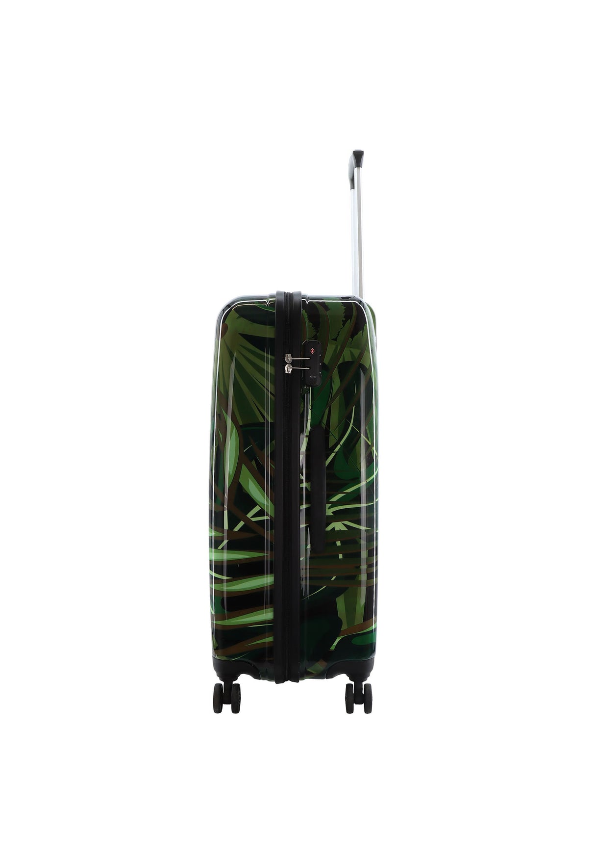 Saxoline Palm Leaves Print Hard Suitcase Set