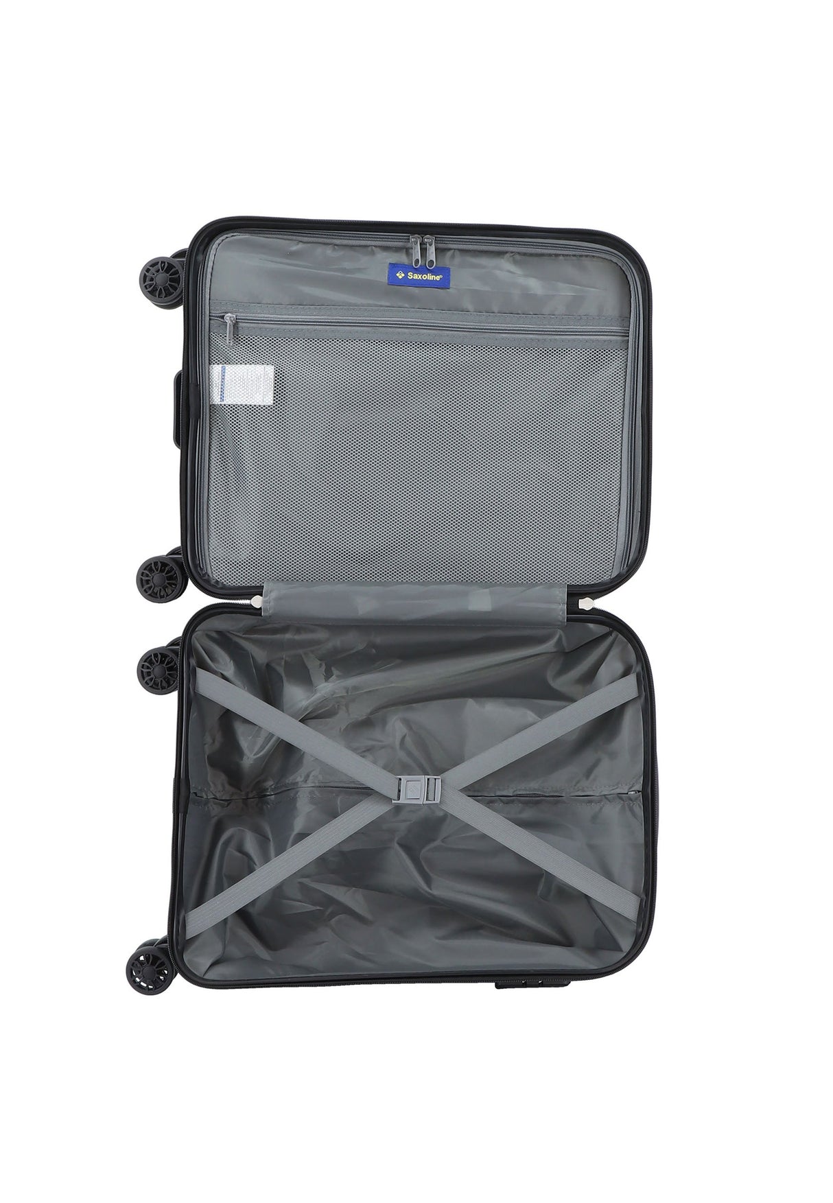 Saxoline Palm Leaves Print Hard Suitcase Small