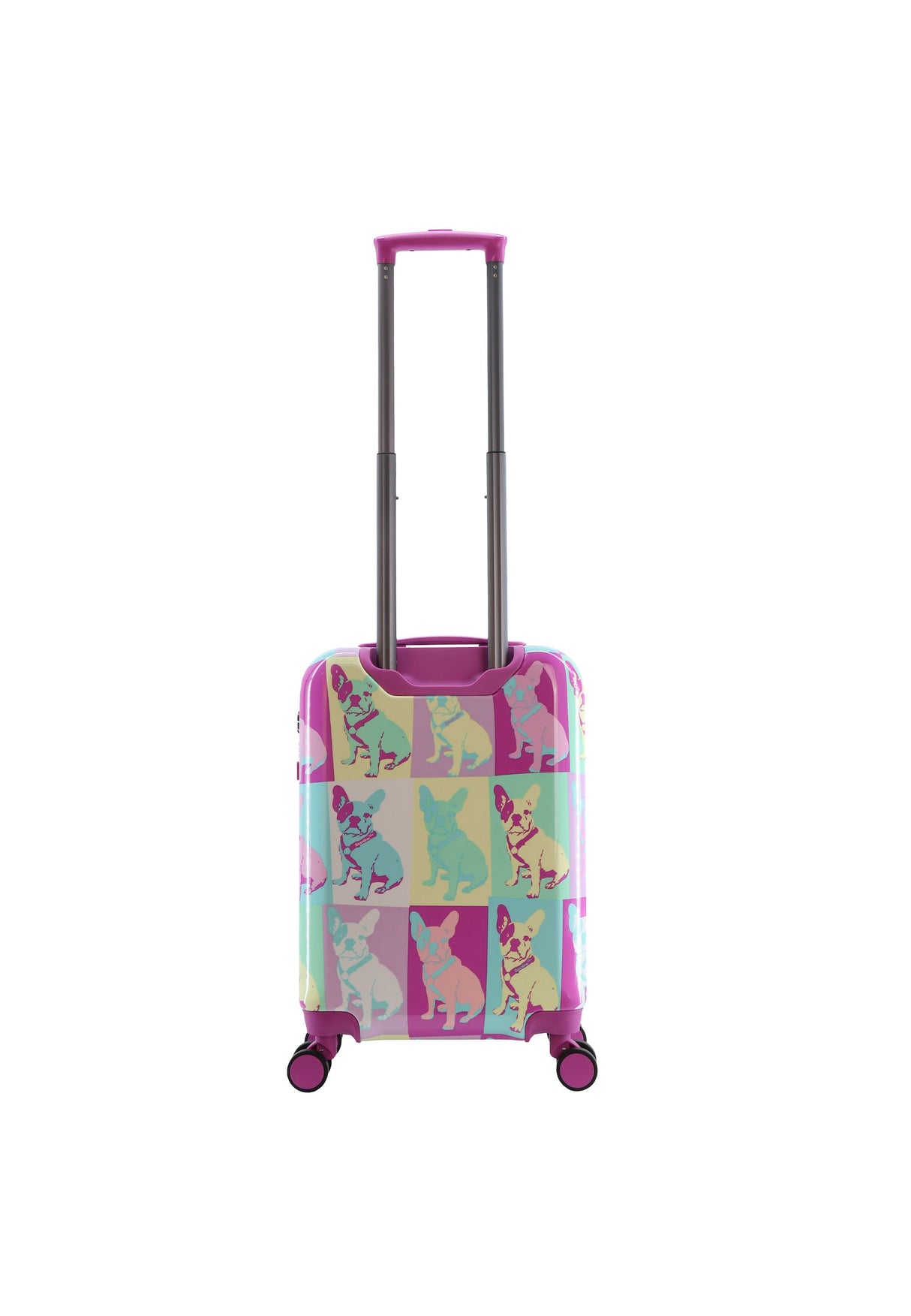 Saxoline Blue Bulldog Emotion Print Hard Suitcase Small