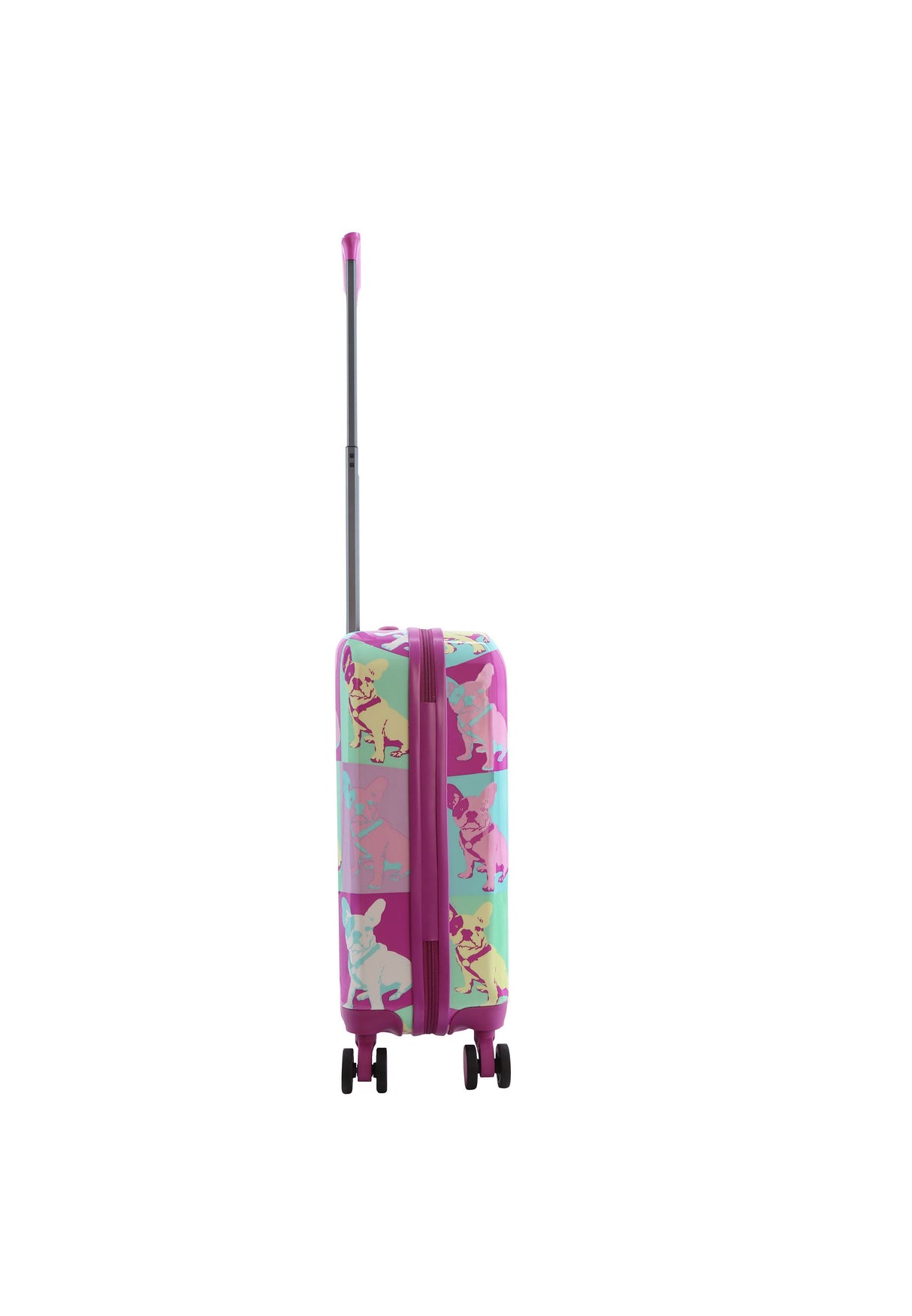 Saxoline Blue Bulldog Emotion Print Hard Suitcase Small