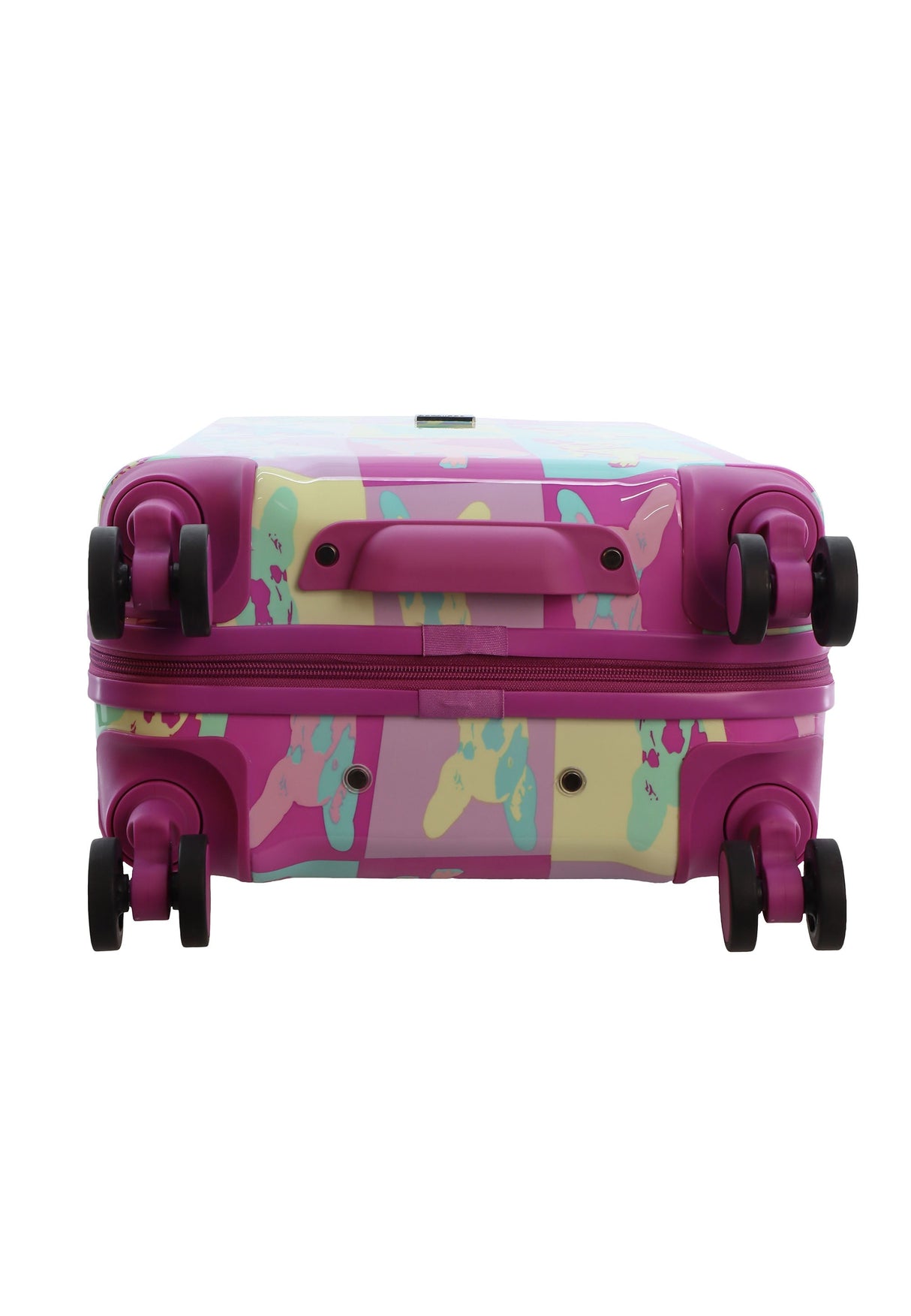 Saxoline Blue Bulldog Emotion Print Hard Suitcase Small