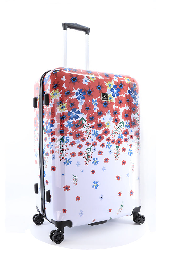 Saxoline Harde Blessing Flowers Print Hard Suitcase Large