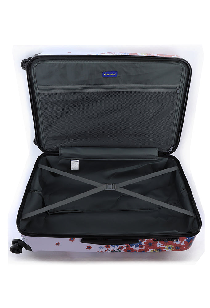 Saxoline Harde Blessing Flowers Print Hard Suitcase Large