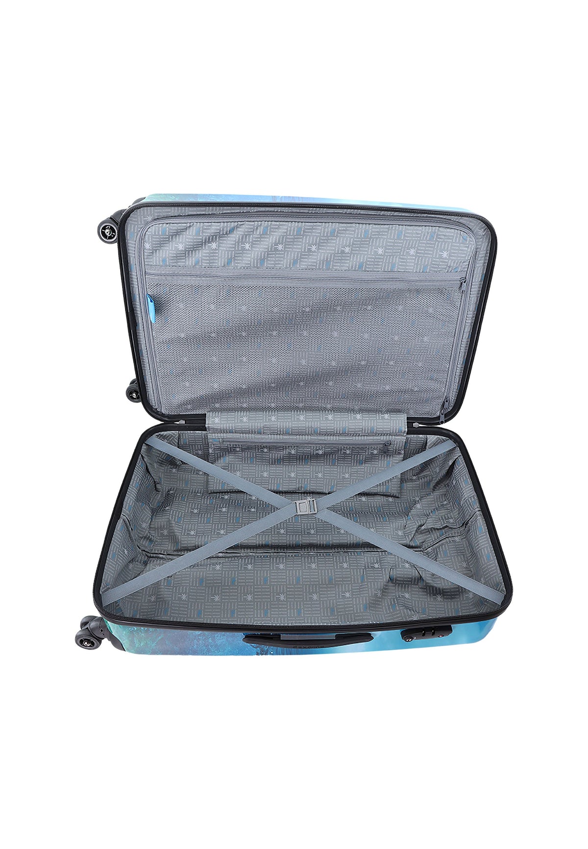 Saxoline Blue Island Large Hard-shell Suitcase