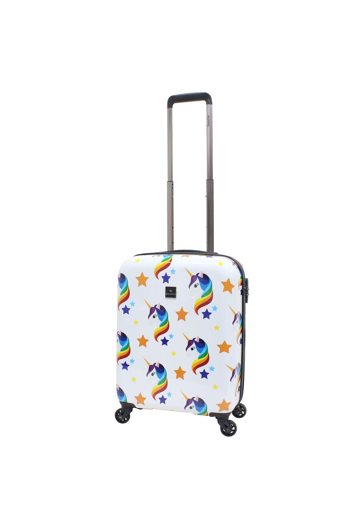 Saxoline Unicorn Printed Hard Suitcase Small