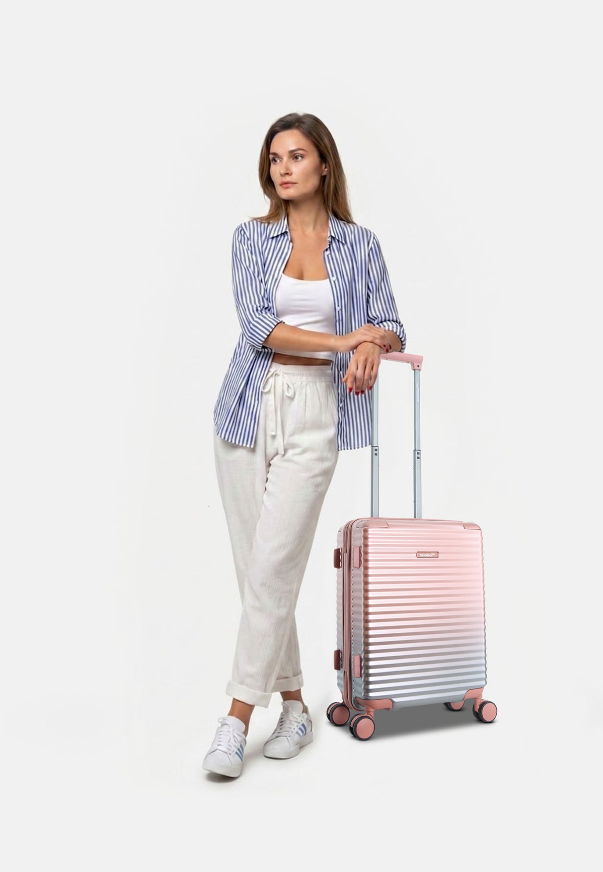 Saxoline Blue Elite Hard Hand Luggage - Small