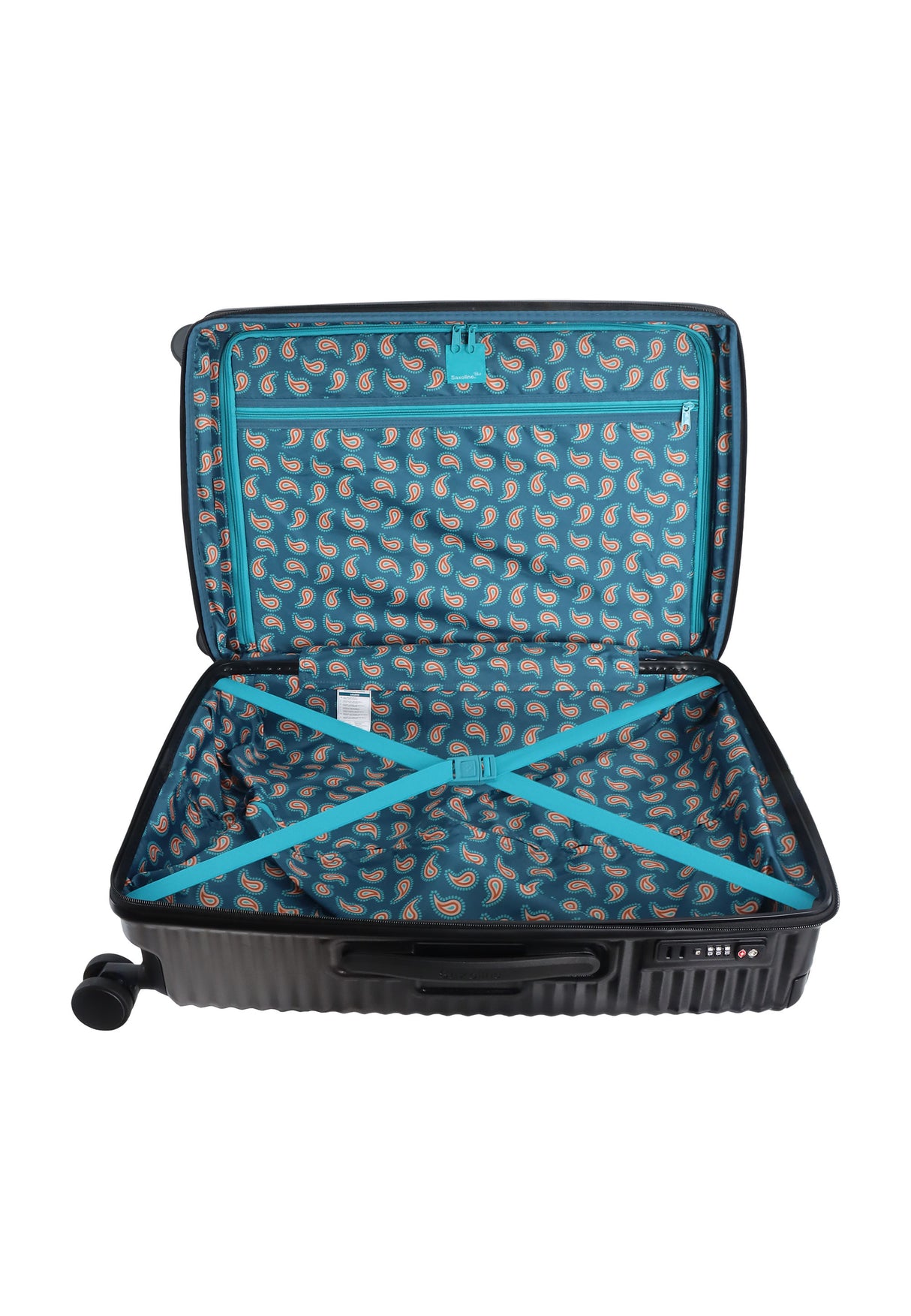 Saxoline Blue Elite Hard Suitcase - Medium