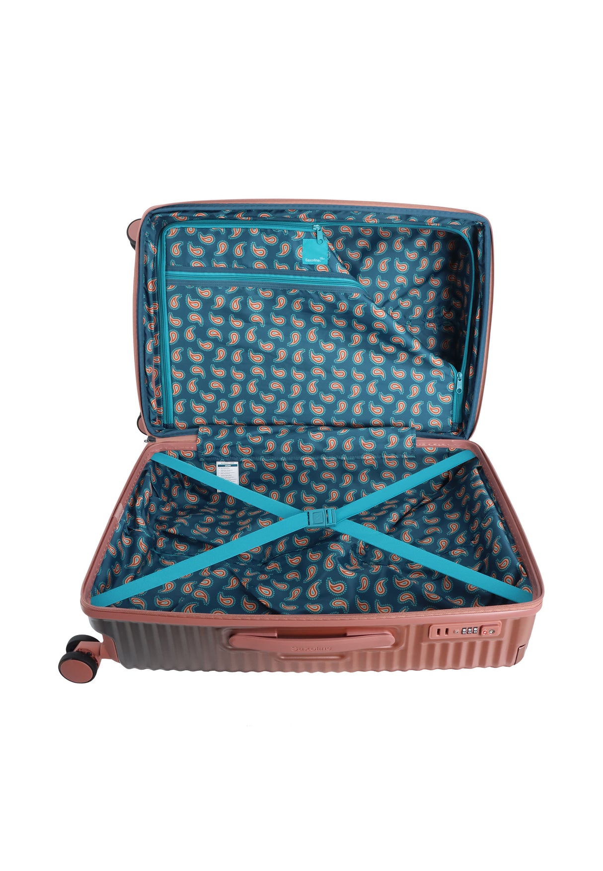 Saxoline Blue Elite Hard Suitcase - Medium