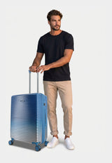 Saxoline Blue Elite Hard Suitcase - Medium
