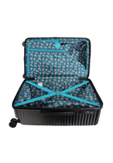 Saxoline Blue Elite Trunk Hard Suitcase - Medium
