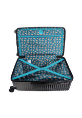 Saxoline Blue Elite Trunk Hard Suitcase - Medium