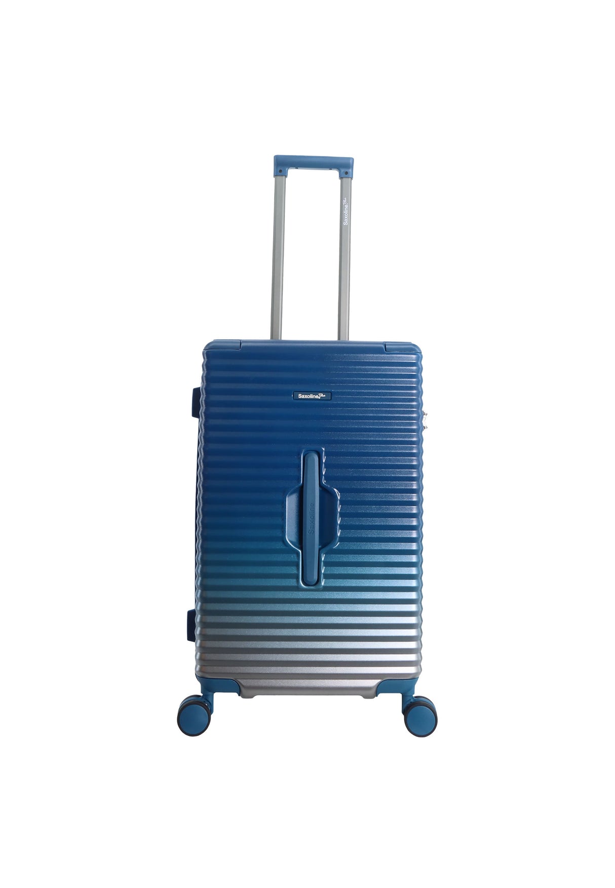 Saxoline Blue Elite Trunk Hard Suitcase - Medium