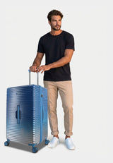 Saxoline Blue Elite Trunk Hard Suitcase - Large