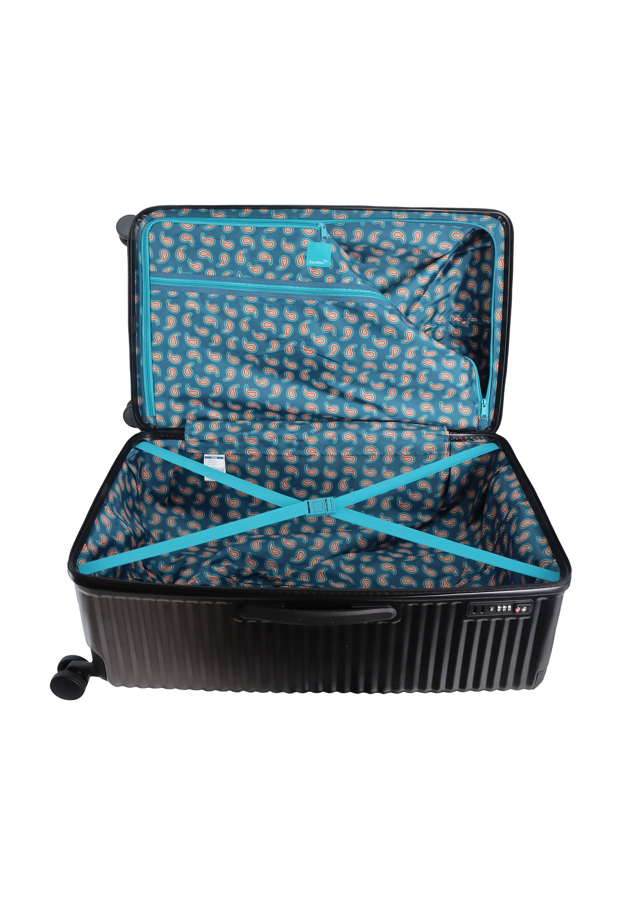 Saxoline Blue Elite Trunk Hard Suitcase - Large
