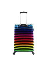 Saxoline Color Strip Print Hard Suitcase Set