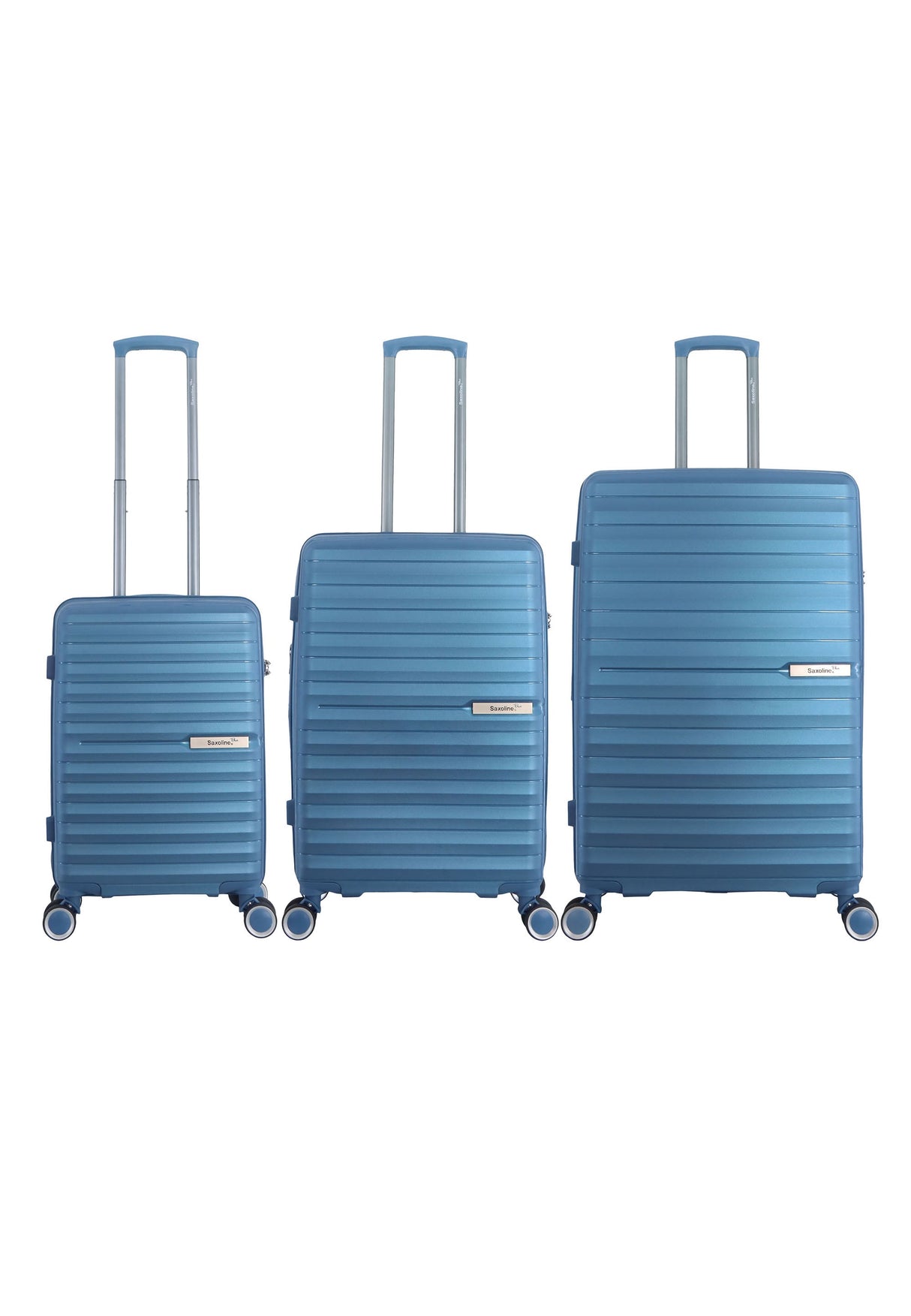 Saxoline Blue Resort Hard Suitcase Set