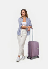 Saxoline Blue Resort Hard Hand Luggage Suitcase Small