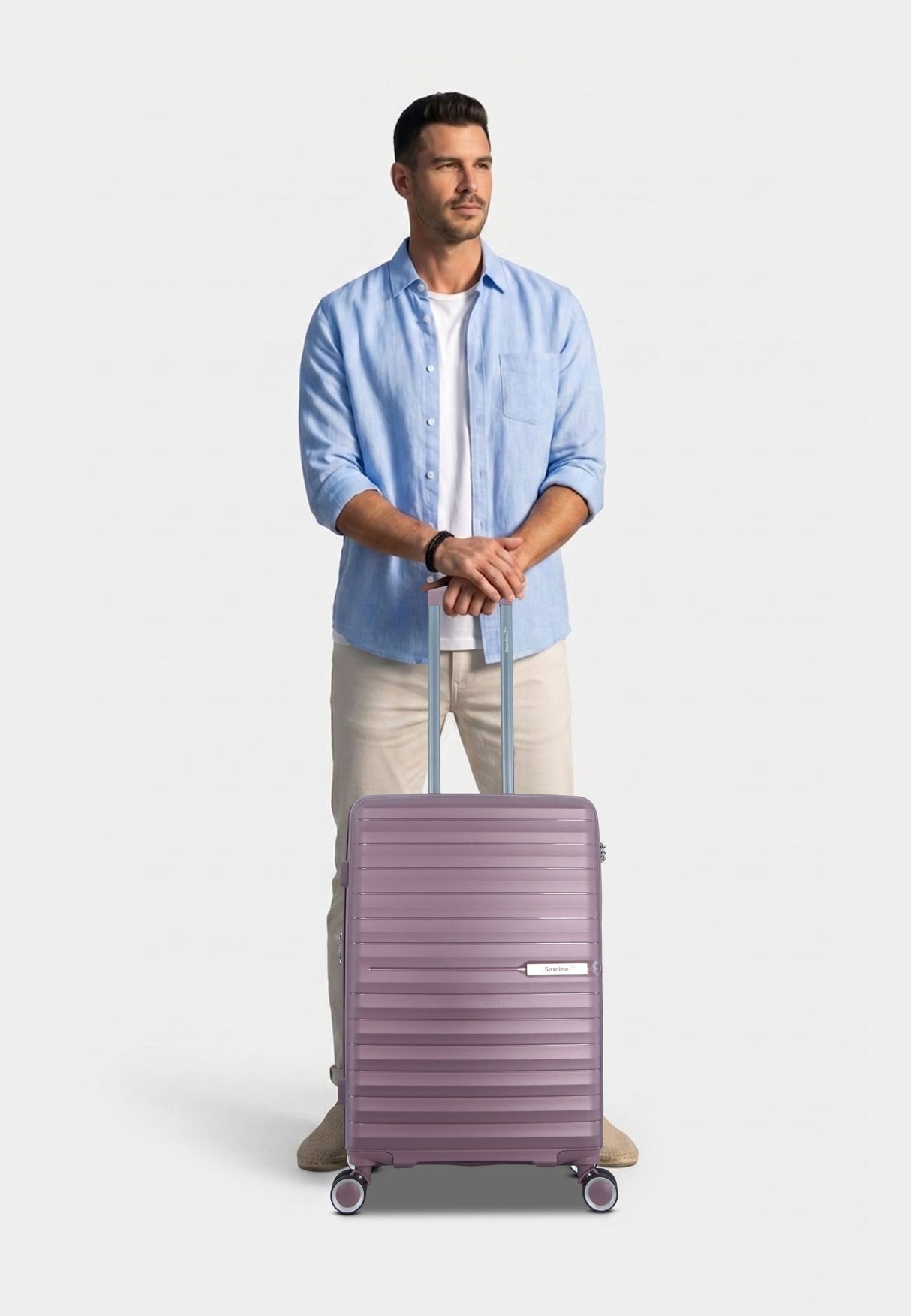 Saxoline Blue Resort Hard Suitcase Medium