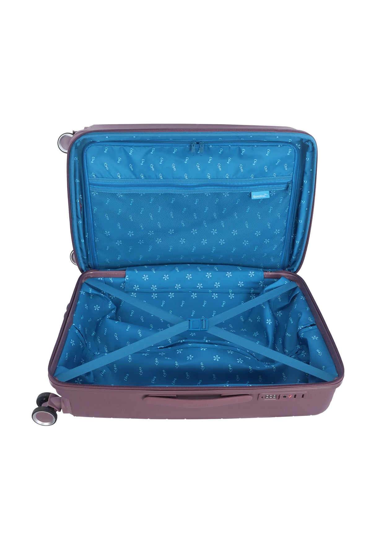 Saxoline Blue Resort Hard Suitcase Medium