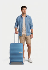 Saxoline Blue Resort Hard Suitcase Medium