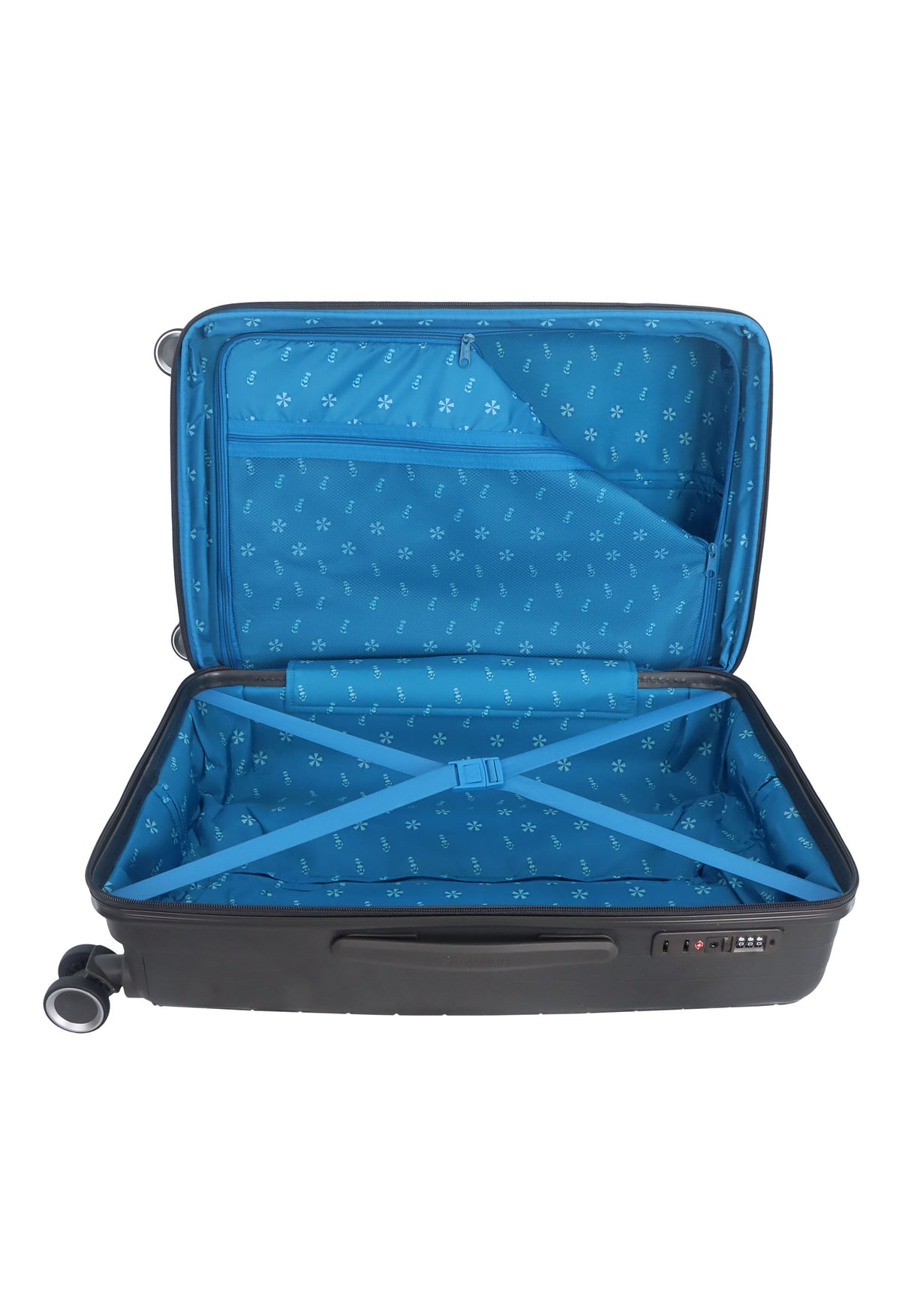Saxoline Blue Resort Hard Suitcase Medium