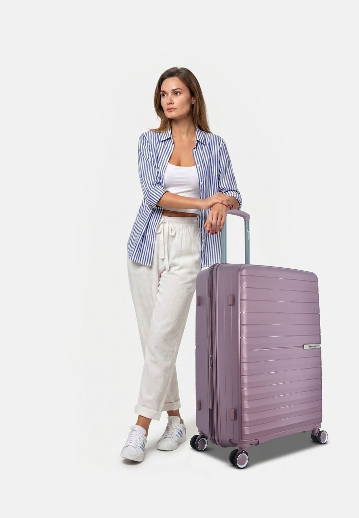 Saxoline Blue Resort Hard Suitcase Large